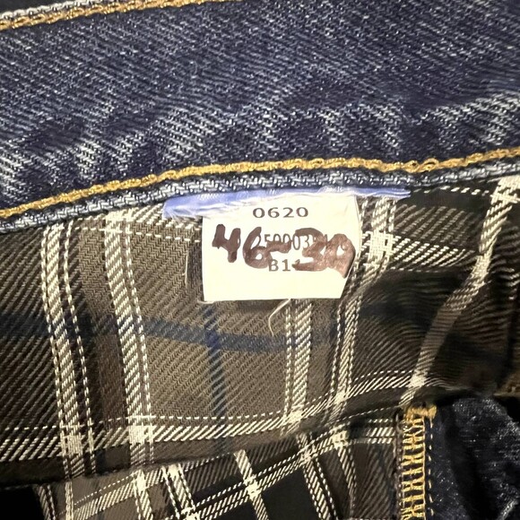 Carhart B14 Flannel Lined Washed Denim Work Dungarees Mens 46/30 Discontinued - Picture 8 of 12